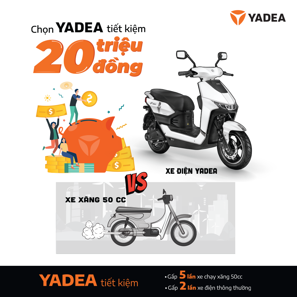 Mẫu xe điện Yadea phù hợp với dân sông sở – Hệ Thống Xe Điện Thanh Tùng