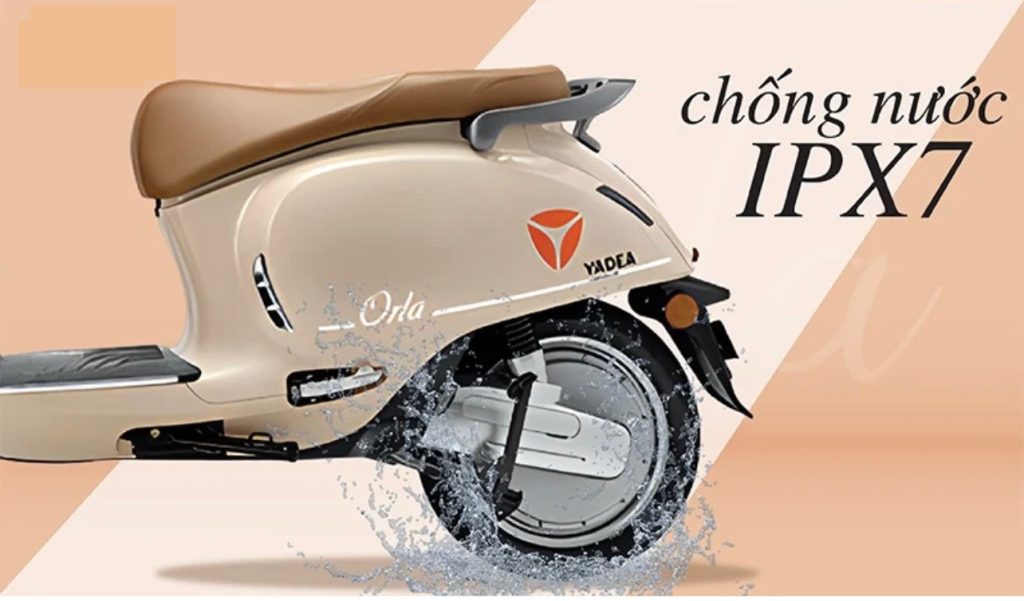 Công nghệ chống nước IPX7 trên xe máy điện Yadea