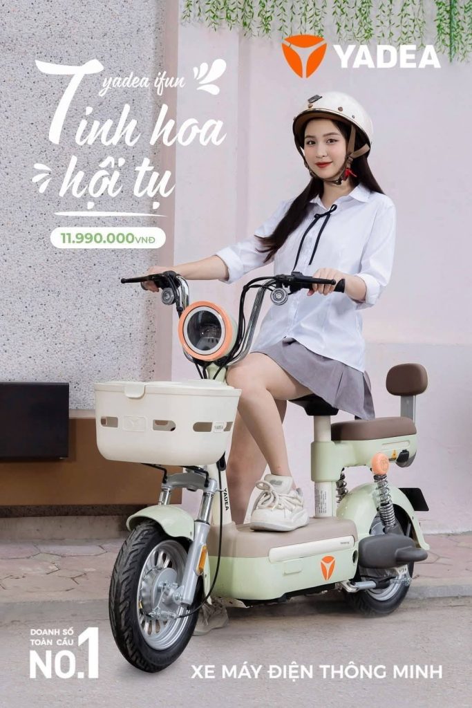 Xe Đạp Điện Yadea I-Fun - Xe điện nhỏ gọn đầy tinh tế