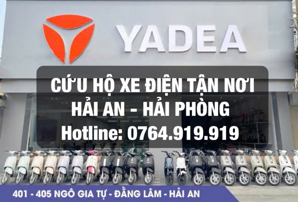 Dịch vụ cứu hộ xe điện tận nơi tại Hải An - Hải Phòng