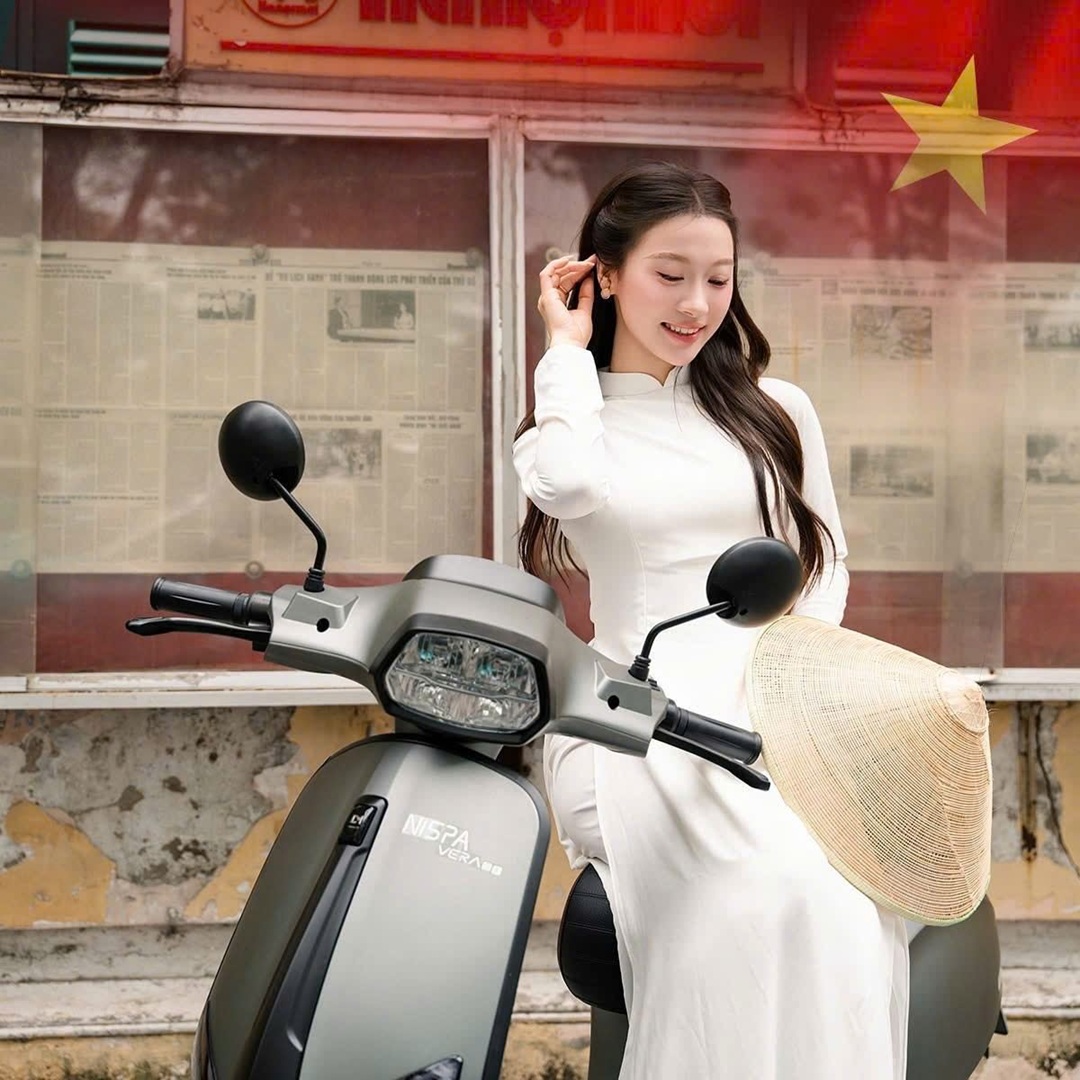 Xe điện kiểu dáng Vespa đẹp nhất 2026 - Osakar Nispa Vera