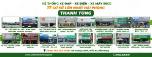 Hệ thống cửa hàng xe điện Thanh Tùng tại Hải Phòng