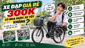 xe đạp giá rẻ 300K