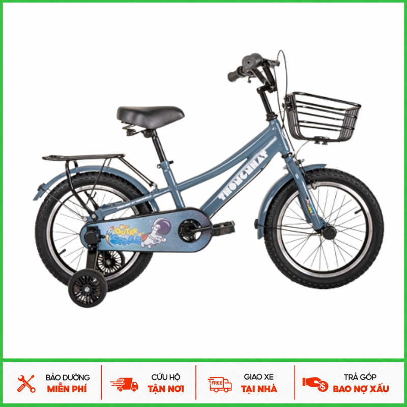 Xe đạp Thống Nhất Spaceboy 12 Xanh