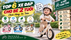 Xe đạp cho bé 2 tuổi