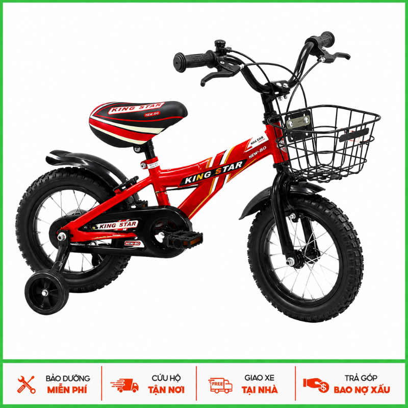 Xe Đạp Trẻ Em 3 Bánh Kingstar Vành 12