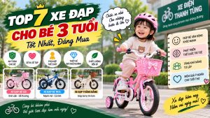 xe đạp cho bé 3 tuổi