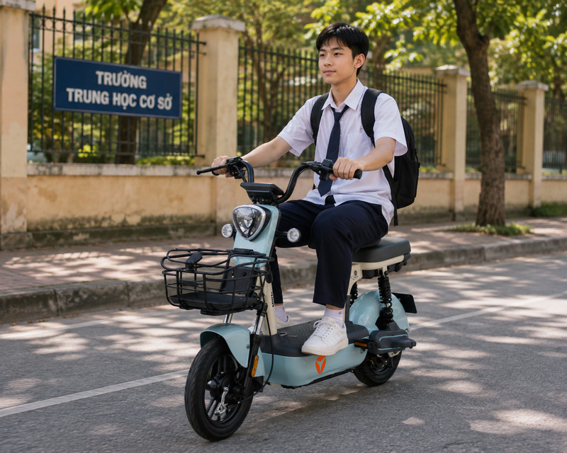 xe điện cho học sinh cấp 2