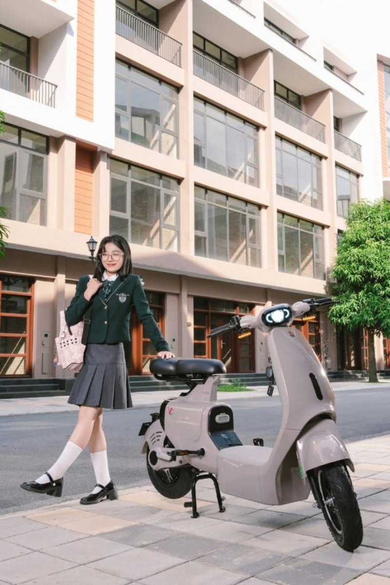 Xe đạp điện không có bàn đạp