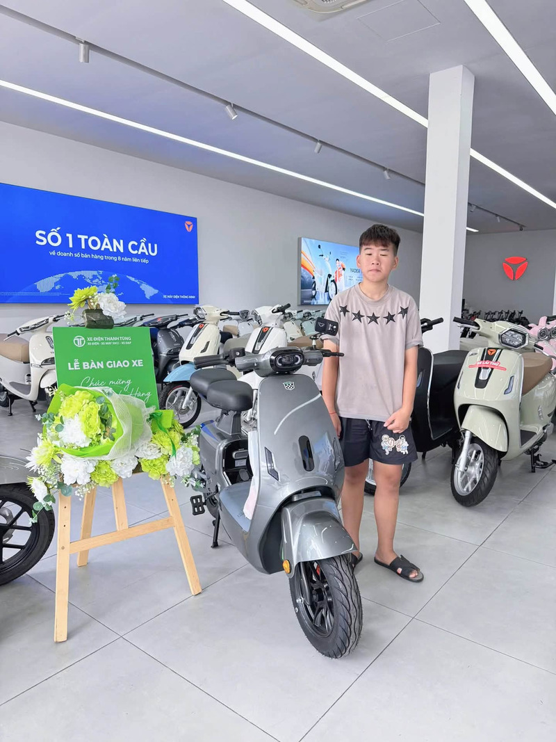 Xe đạp điện không có bàn đạp