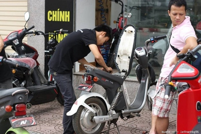 xe đạp điện vặn ga không chạy