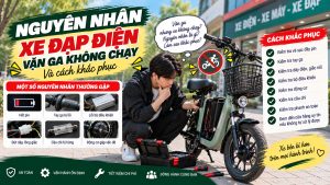 xe đạp điện vặn ga không chạy