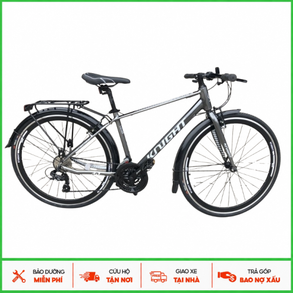 Xe địa hình Knight 3.1 - 700C Đen xám