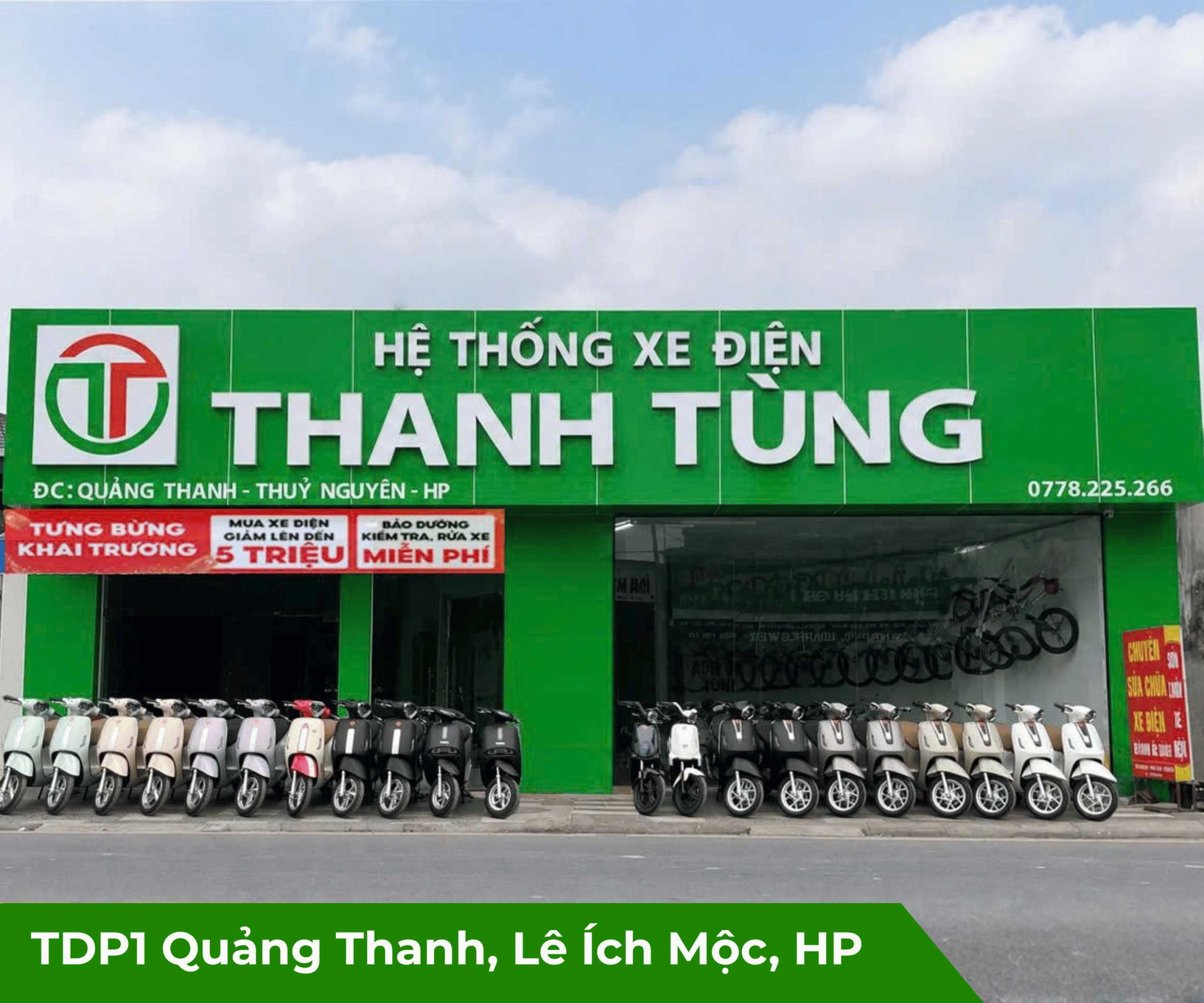 Xe điện Thanh Tùng Quảng Thanh