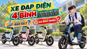 xe đạp điện 4 bình
