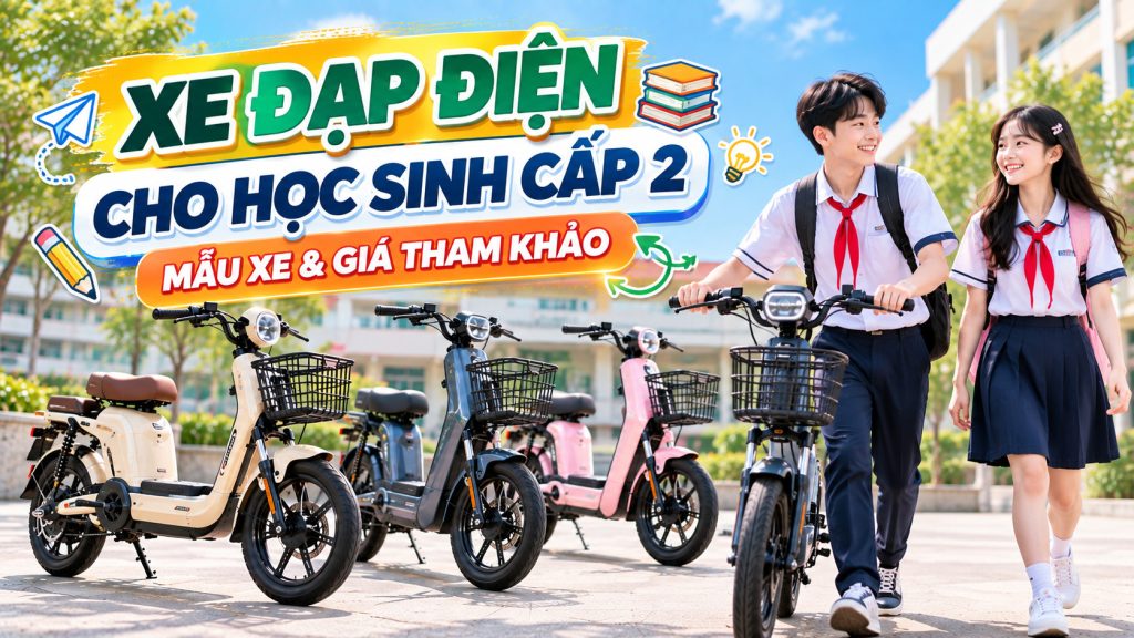 xe đạp điện cho học sinh cấp 2