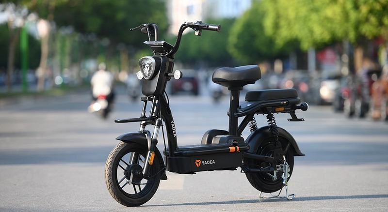 xe đạp điện màu đen