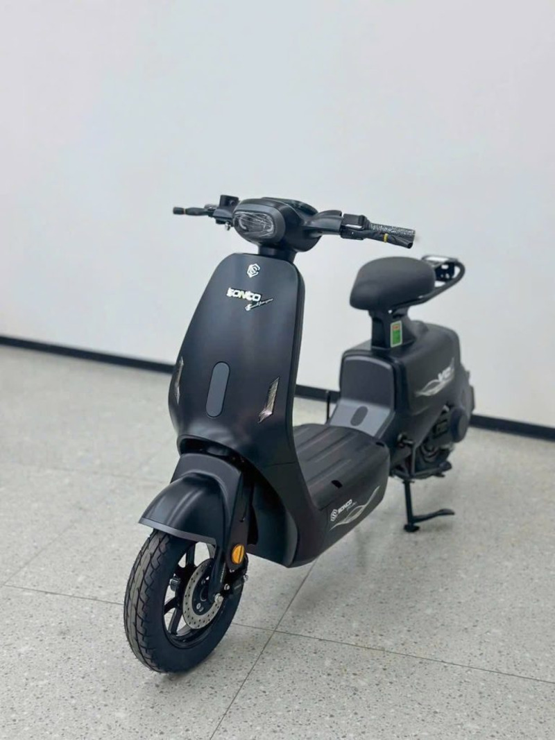 xe đạp điện màu đen