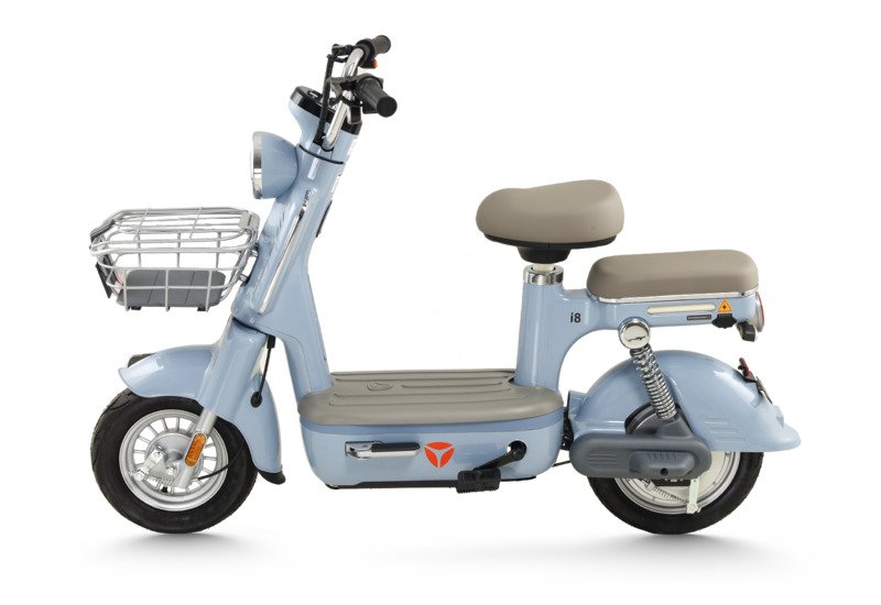 xe đạp điện màu xanh