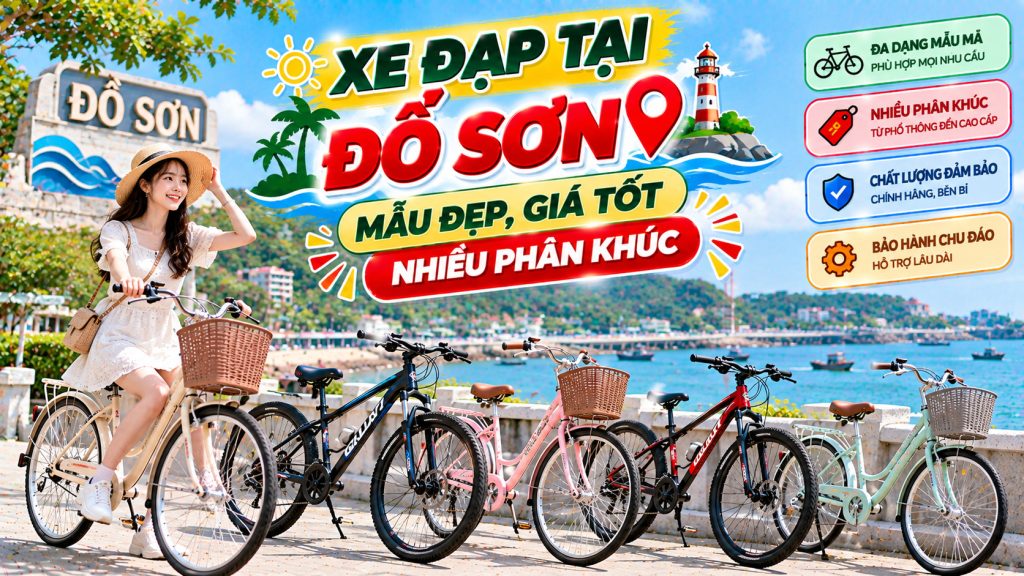Xe đạp tại Đồ Sơn