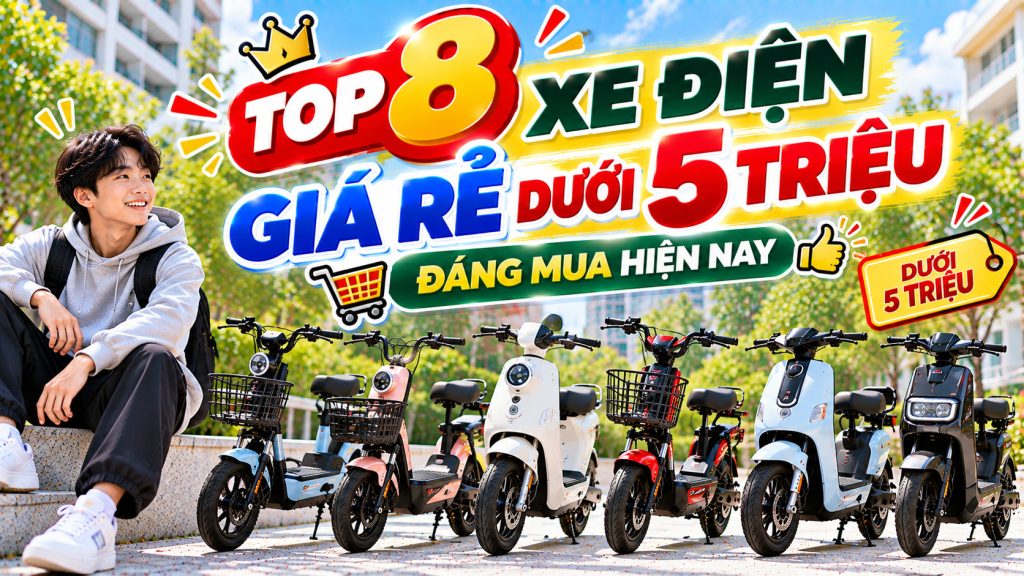 xe điện giá rẻ dưới 5 triệu