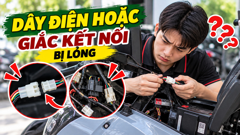 Xe điện vặn ga không chạy