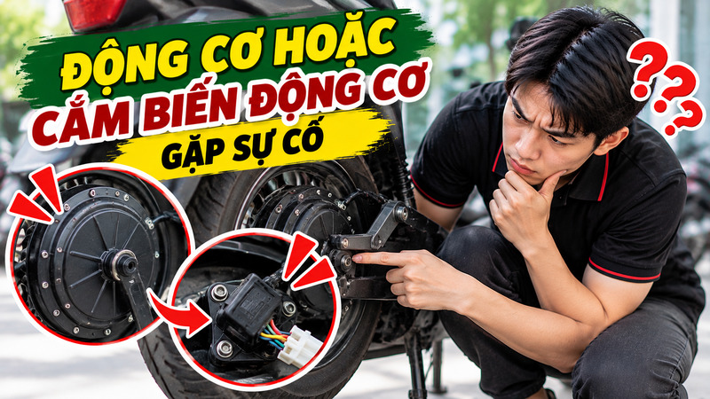 Xe điện vặn ga không chạy
