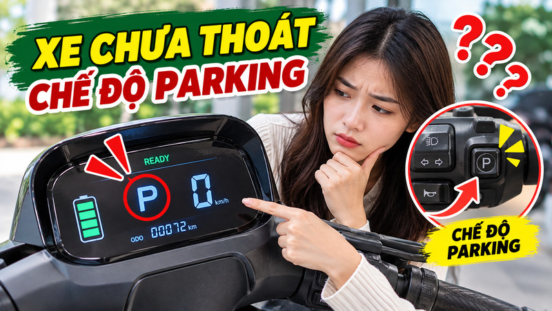 Xe điện vặn ga không chạy