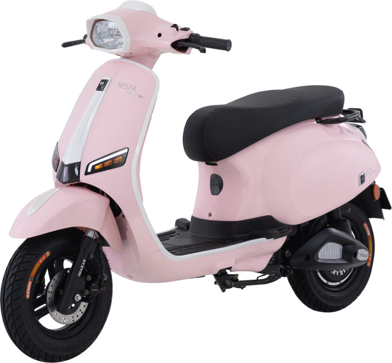 Xe máy điện màu hồng